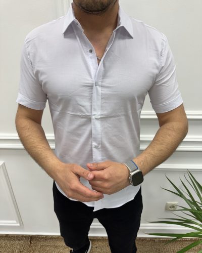 Сорочка чоловіча норма з коротким рукавом біла