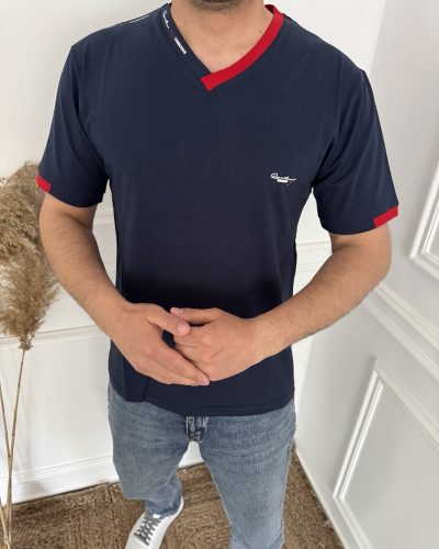 Футболка чоловіча Норма з мисом М-2XL (синій)