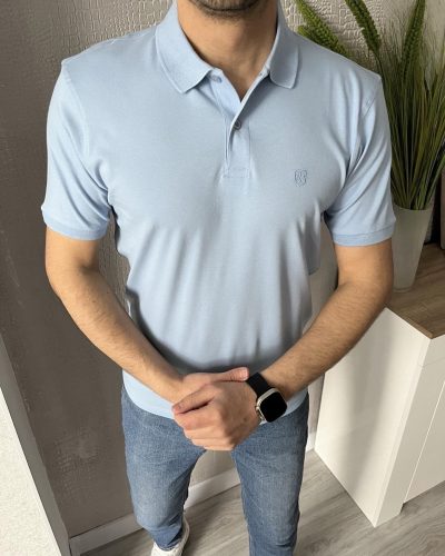 Футболка чоловіча поло з вишивкою Норма (лакоста)