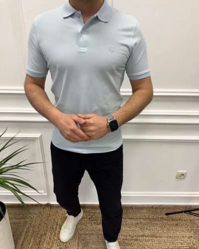 Футболка чоловіча поло з вишивкою Норма (лакоста)