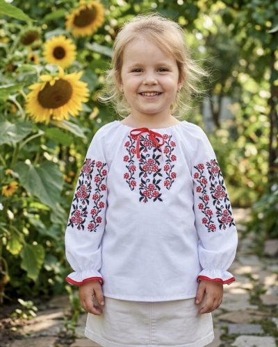 Вишиванка на дівчинку садочок 2,3,4,5,6 років