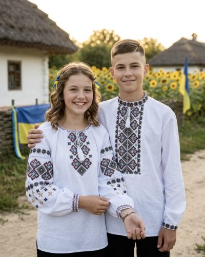 Вишиванка жіноча льон 152-164 зріст